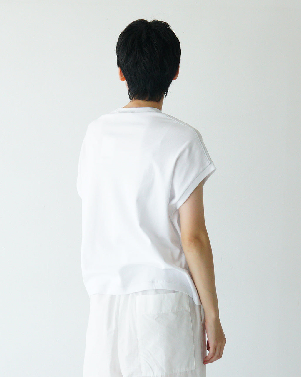 Gymphlex ジムフレックス セミフレンチスリーブ Tシャツ CREW NECK SLEEVELESS P.O. スムースコットン クルーネック GY-C0361 FLK