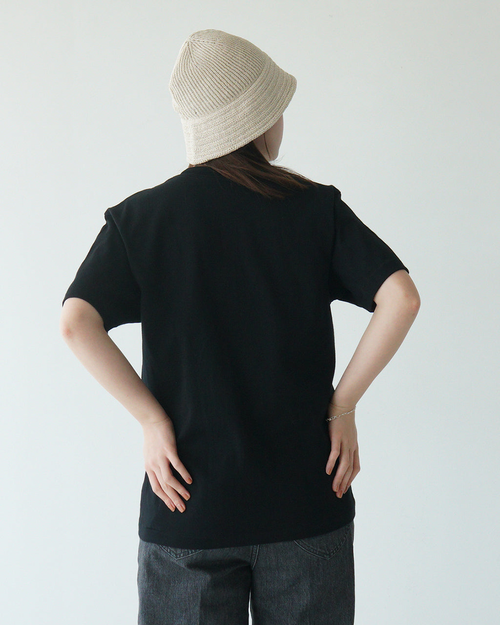 Hanes ヘインズ クルーネックTシャツ1P Hanes T-SHIRTS KURO 半袖 Tシャツ クルーネック コットン100% HM1-B201【クーポン対象外】