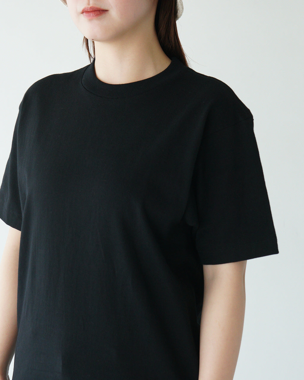 Hanes ヘインズ クルーネックTシャツ1P Hanes T-SHIRTS KURO 半袖 Tシャツ クルーネック コットン100% HM1-B201【クーポン対象外】