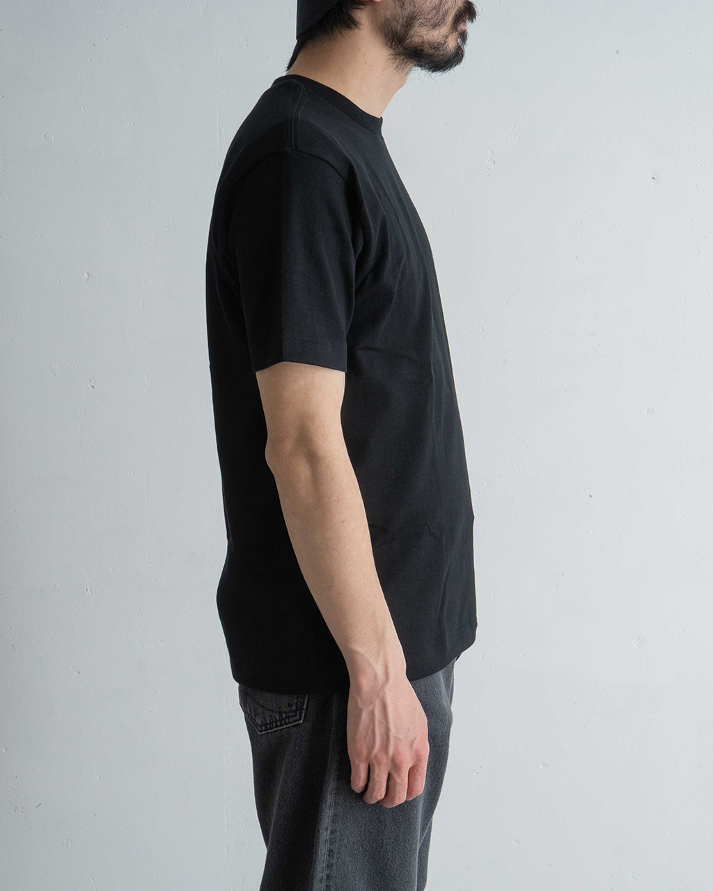 Hanes ヘインズ クルーネックTシャツ1P Hanes T-SHIRTS KURO 半袖 Tシャツ クルーネック コットン100% HM1-B201【クーポン対象外】
