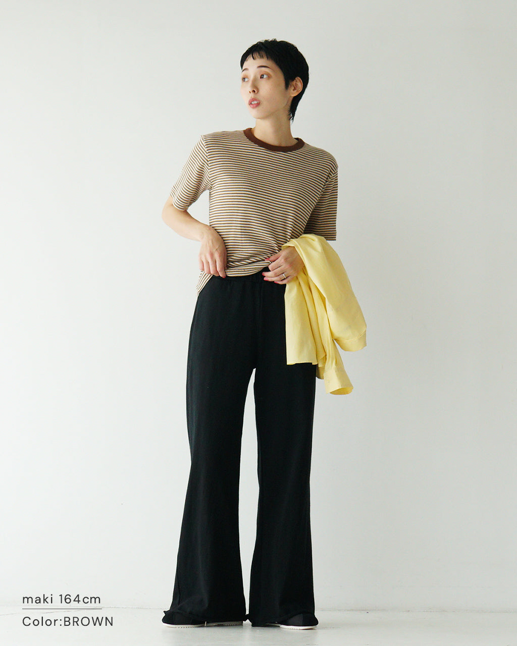 Healthknit ヘルスニット マルチボーダーワッフルクルーネックショートスリーブ Multi Border Waffle Crewneck S/S 半袖 Tシャツ カットソー 672S【クーポン対象外】