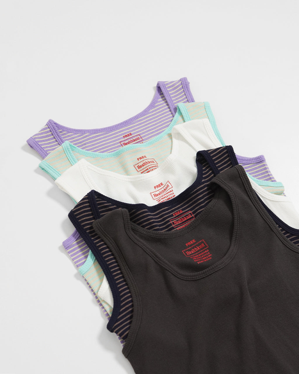 Healthknit ヘルスニット チューブラーリブタンクトップ Tubular Rib Tanktop HR25S-L201【クーポン対象外】【メール便可】