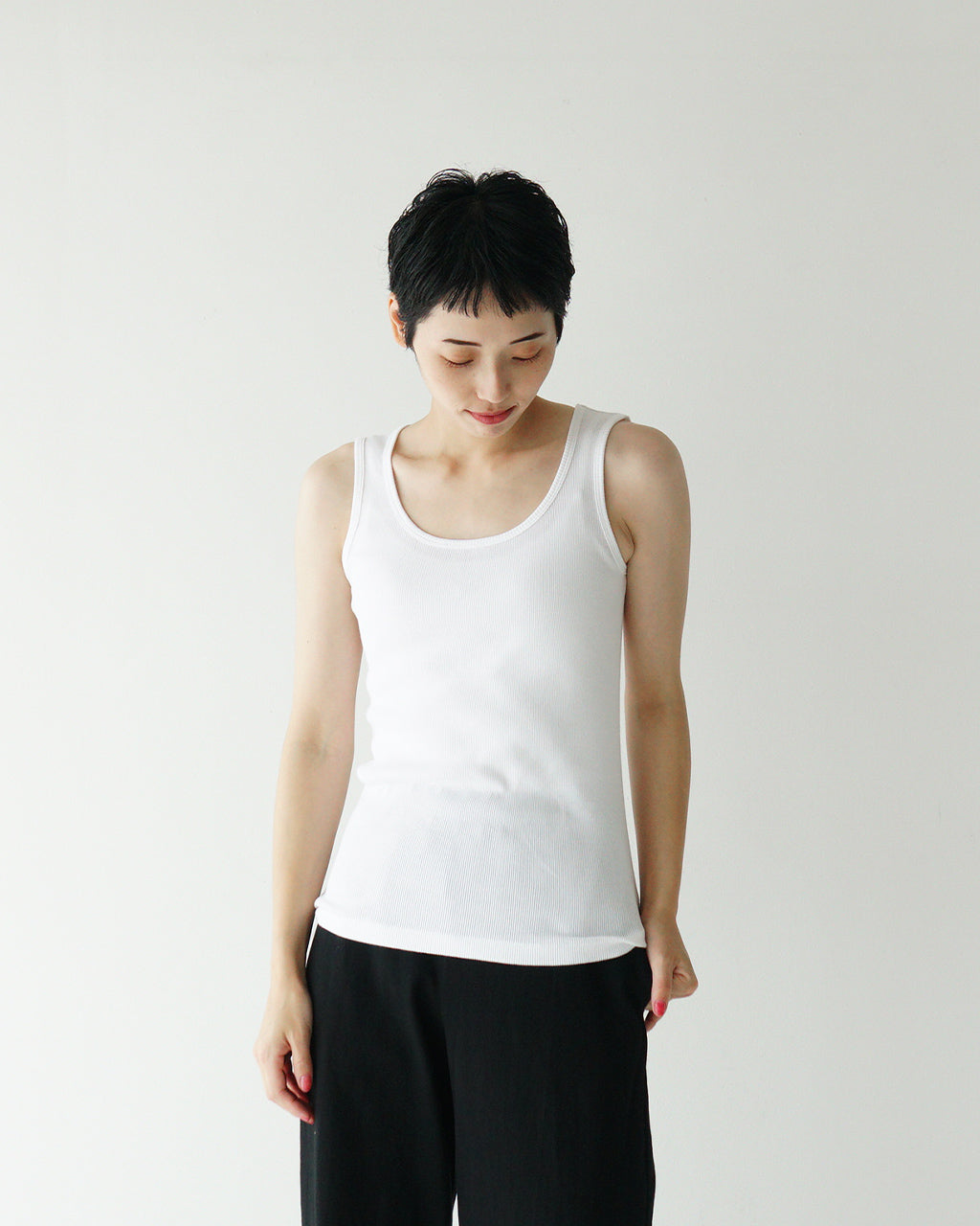 Healthknit ヘルスニット チューブラーリブタンクトップ Tubular Rib Tanktop HR25S-L201【クーポン対象外】【メール便可】