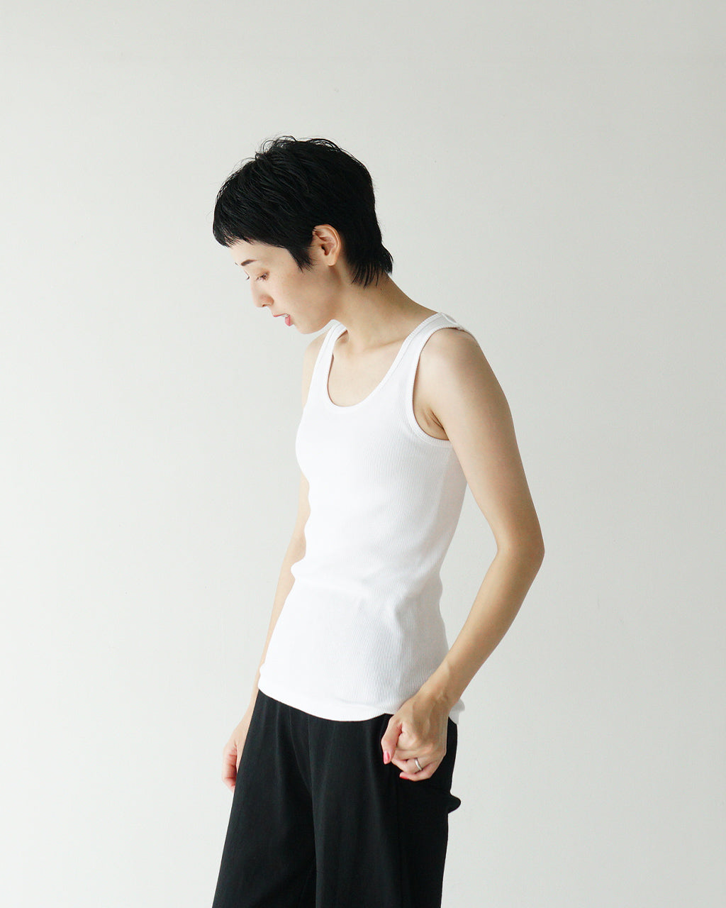 Healthknit ヘルスニット チューブラーリブタンクトップ Tubular Rib Tanktop HR25S-L201【クーポン対象外】【メール便可】