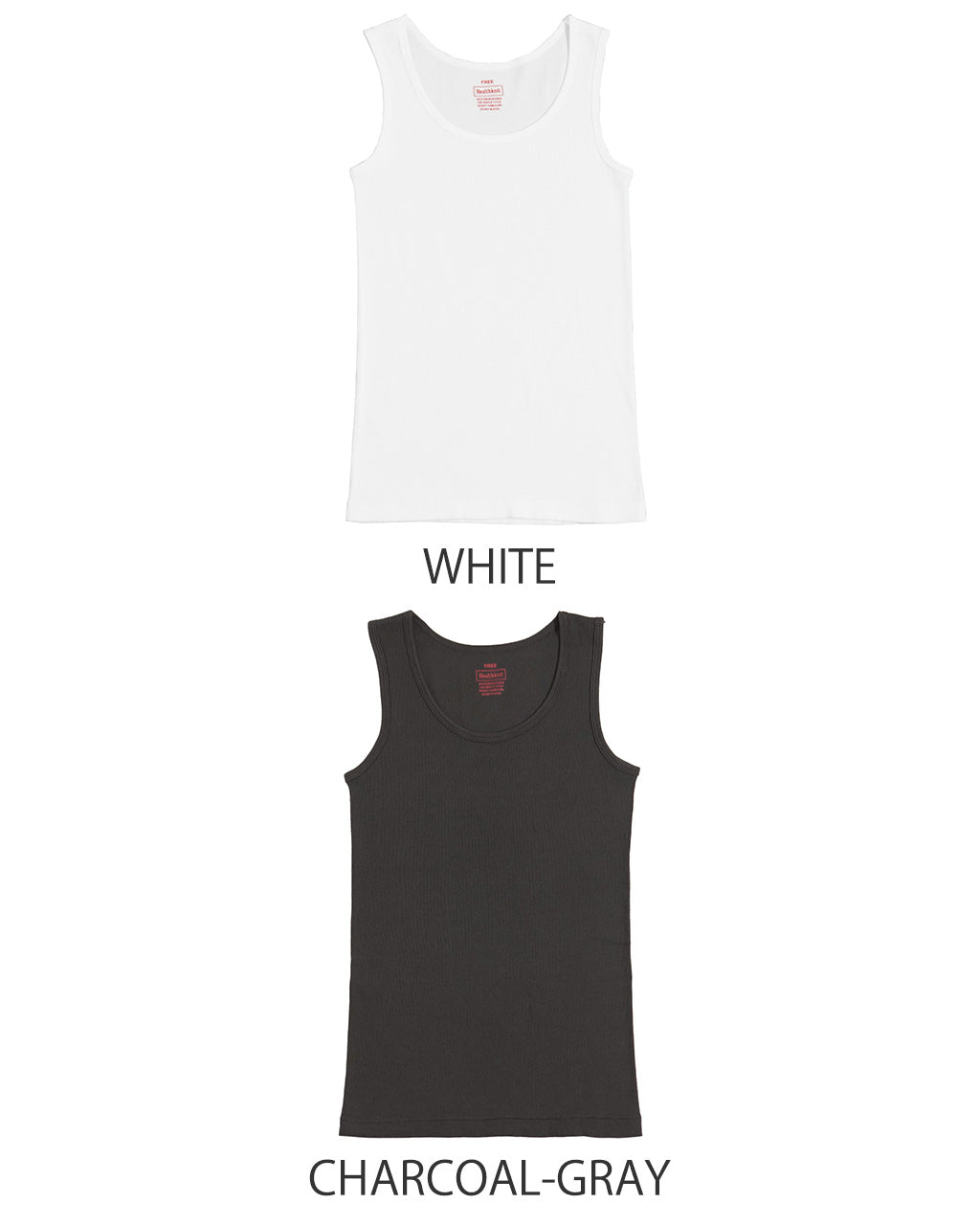 Healthknit ヘルスニット チューブラーリブタンクトップ Tubular Rib Tanktop HR25S-L201【クーポン対象外】【メール便可】
