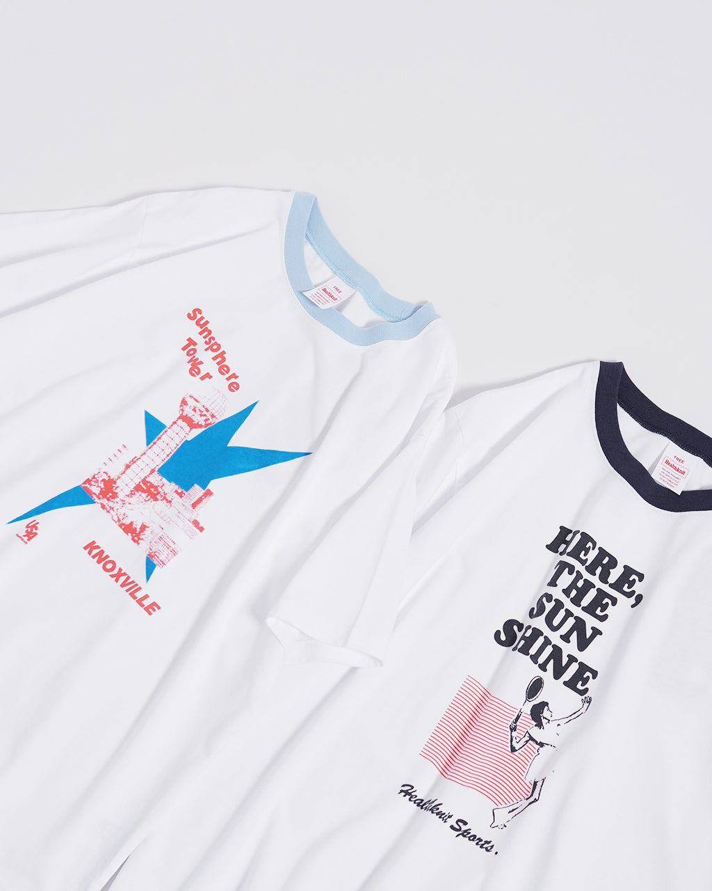 Healthknit ヘルスニット プリントショートスリーブ リンガーTシャツ Print S/S Ringer Tee 半袖 カットソー HR25S-L213
