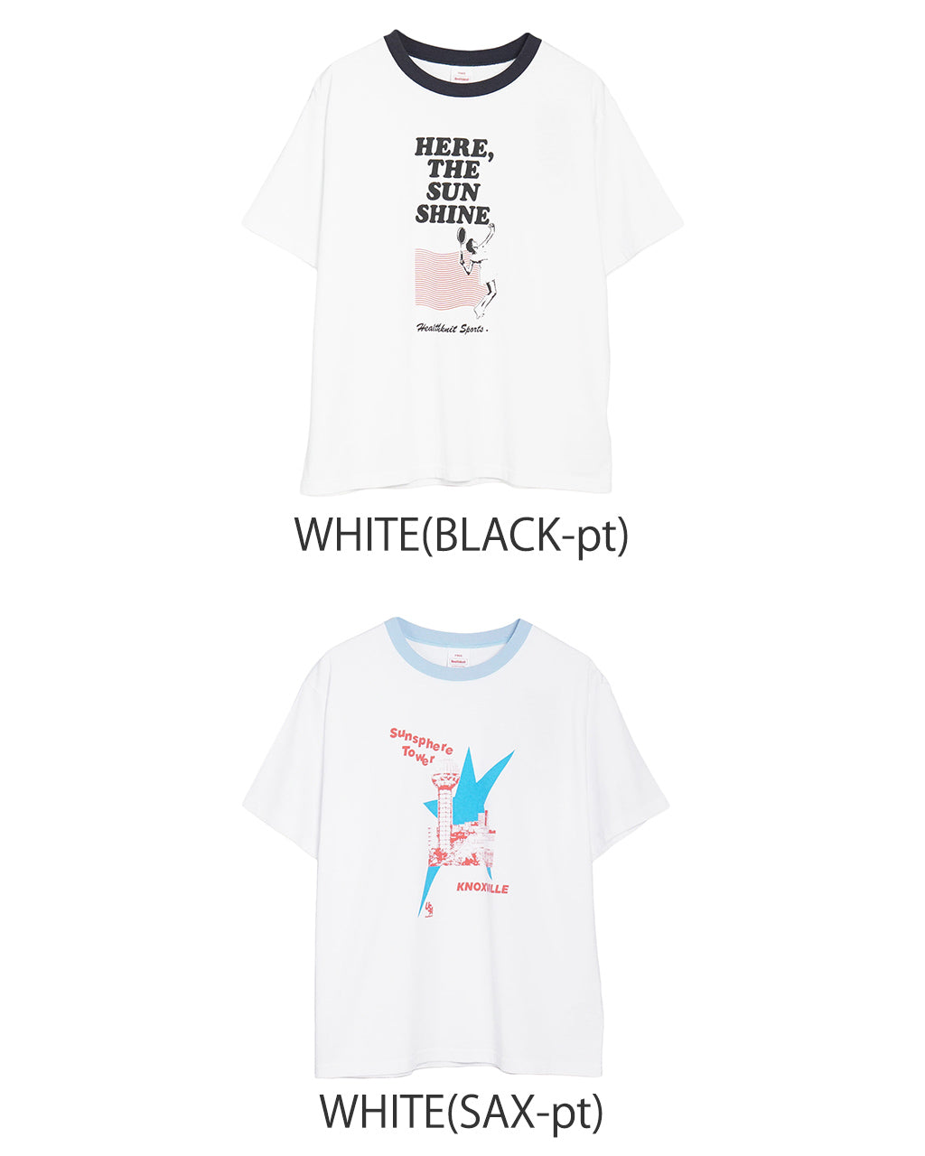 Healthknit ヘルスニット プリントショートスリーブ リンガーTシャツ Print S/S Ringer Tee 半袖 カットソー HR25S-L213