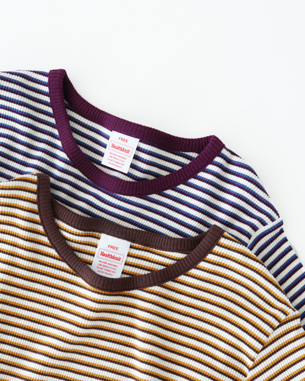 【SALE!30%OFF】Healthknit ヘルスニット クルーネック ショートスリーブ ボーダー Tシャツ Crewneck S/S Border Tee 半袖 カットソー HR25S-L210