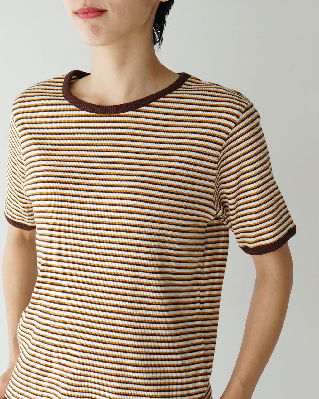 【SALE!30%OFF】Healthknit ヘルスニット クルーネック ショートスリーブ ボーダー Tシャツ Crewneck S/S Border Tee 半袖 カットソー HR25S-L210