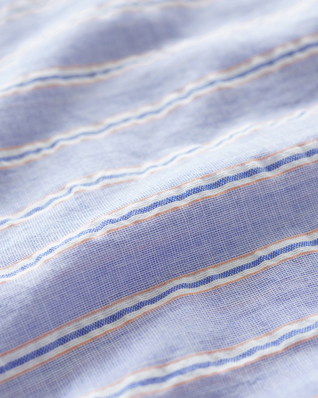 INDIA INDUSTRIES インディアインダストリー ストライプ ロング ワンピース VOILE STRIPE SHIRT DRESS ギャザー ノーカラー スキッパー 半袖 ND-G0101 VST【送料無料】