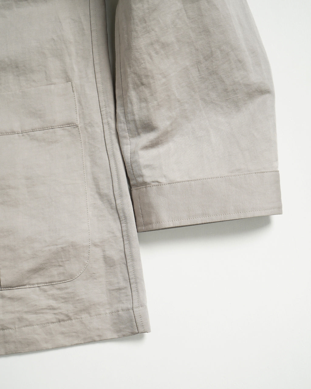 マオカラー ジャケット セーヌ リネン コットン スタンドカラー Seine Linen Cotton Mao Collar Jacket アウター JACKET 502510011