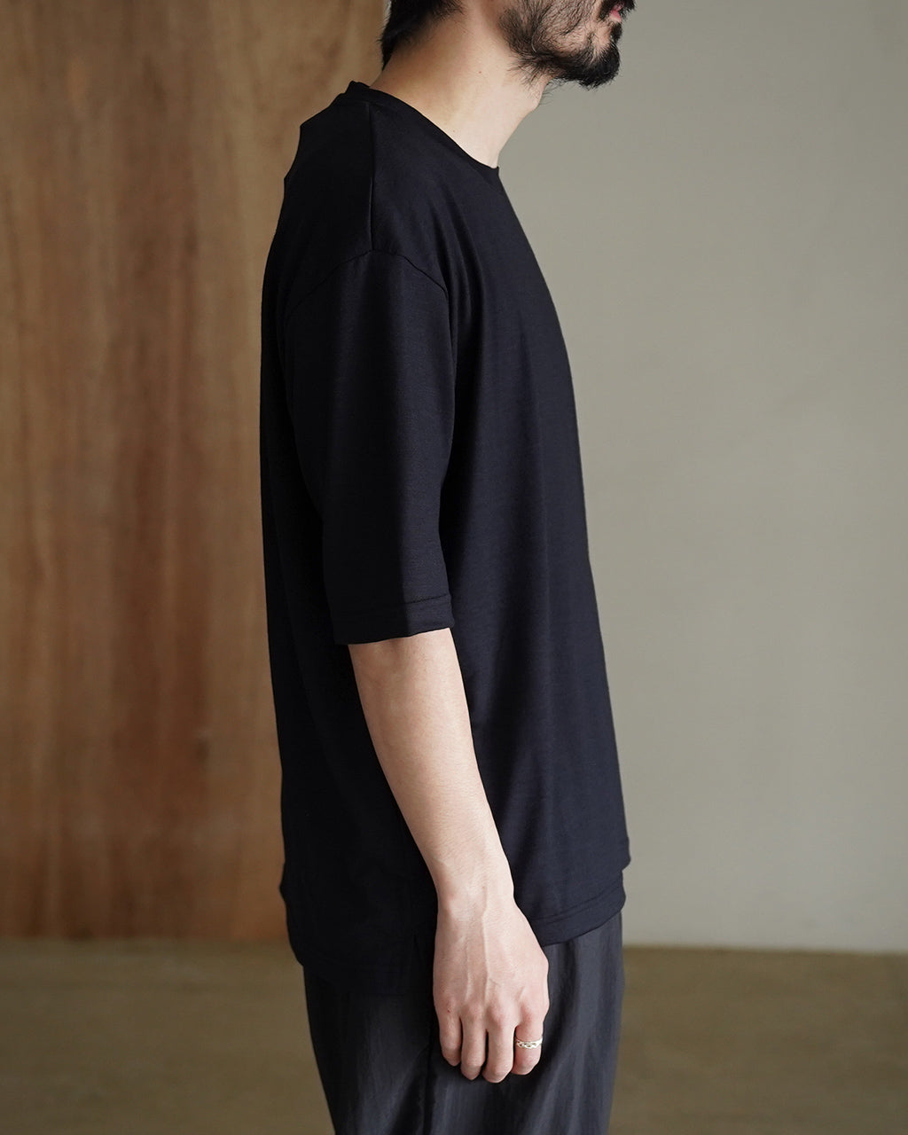 intch Norm SH 半袖Tシャツ メリノウール 天竺 日本製|Crouka(クローカ)
