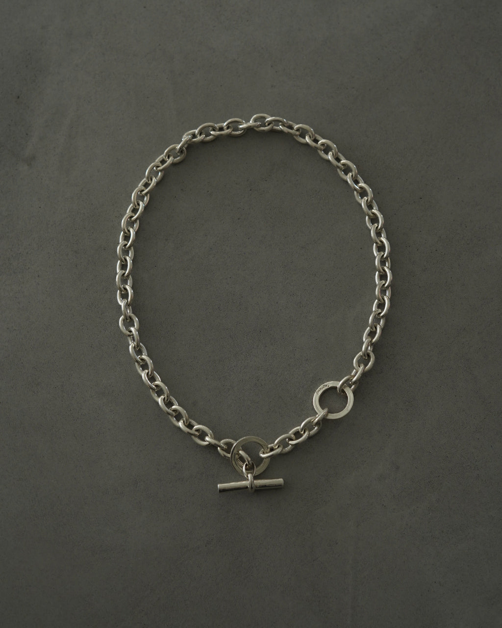 intch. Ellipse NB Starring Silver Chain Necklace 1125-2-0-033