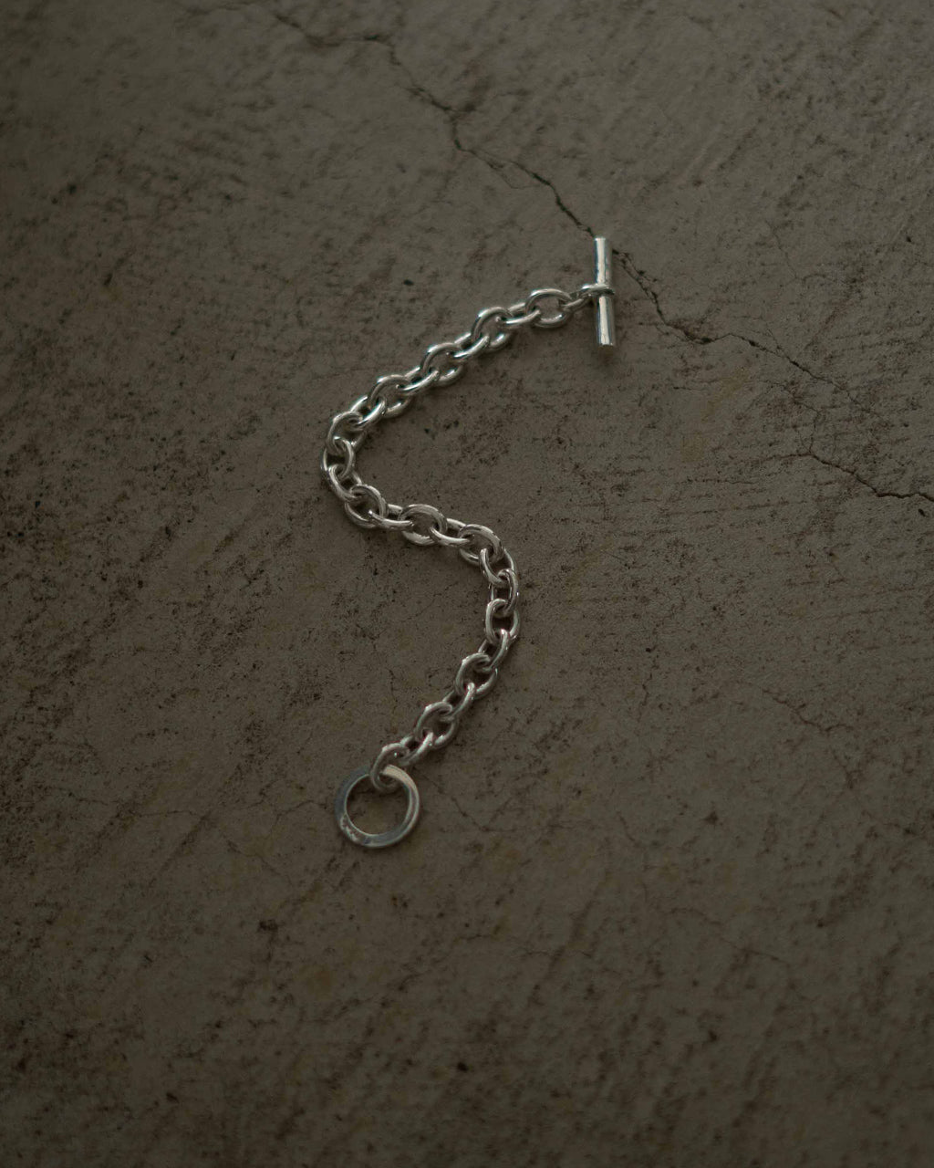 intch. Ellipse Starring Silver Chain Bracelet 1123-1-0-003