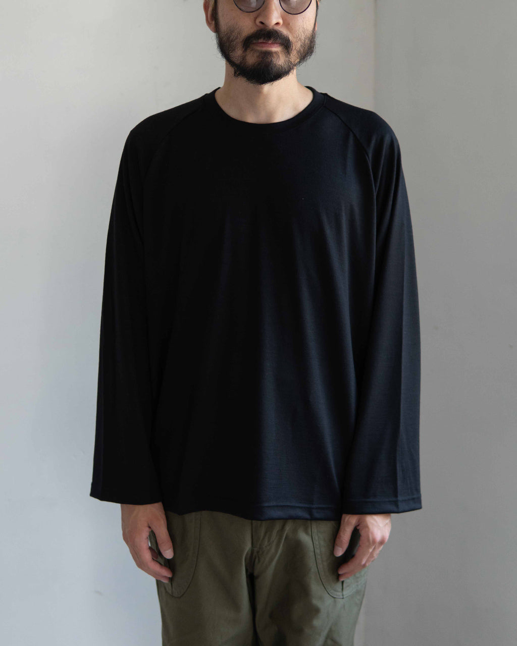 intch. Norm RF Wool Long Sleeve T-shirts 3025-1-0-004
