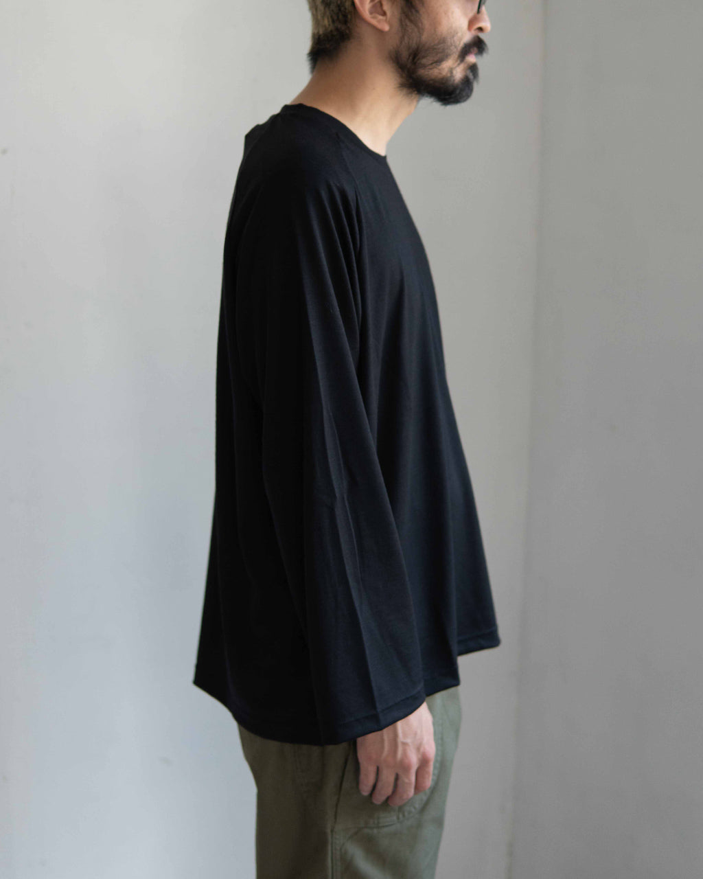 intch. Norm RF Wool Long Sleeve T-shirts 3025-1-0-004