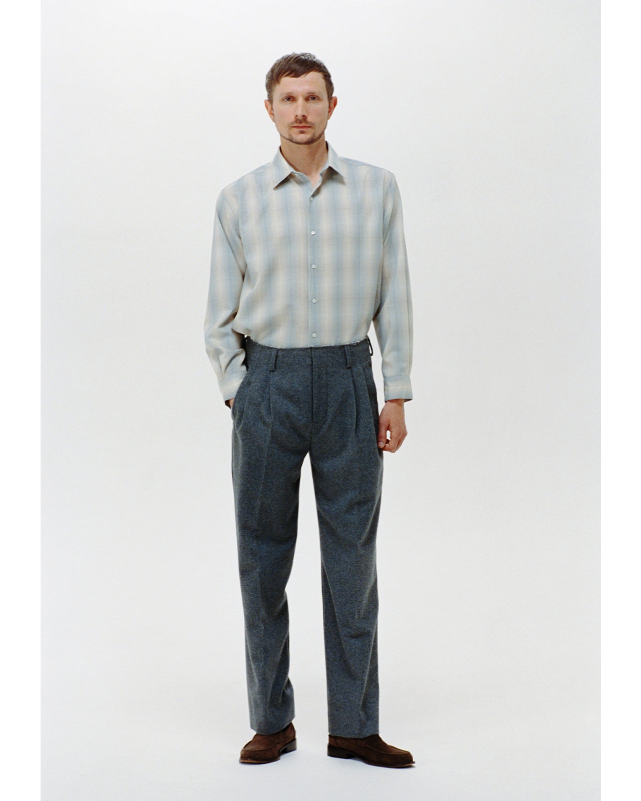 TYPE120 CHECKED WOOL 26b/120-w-00
