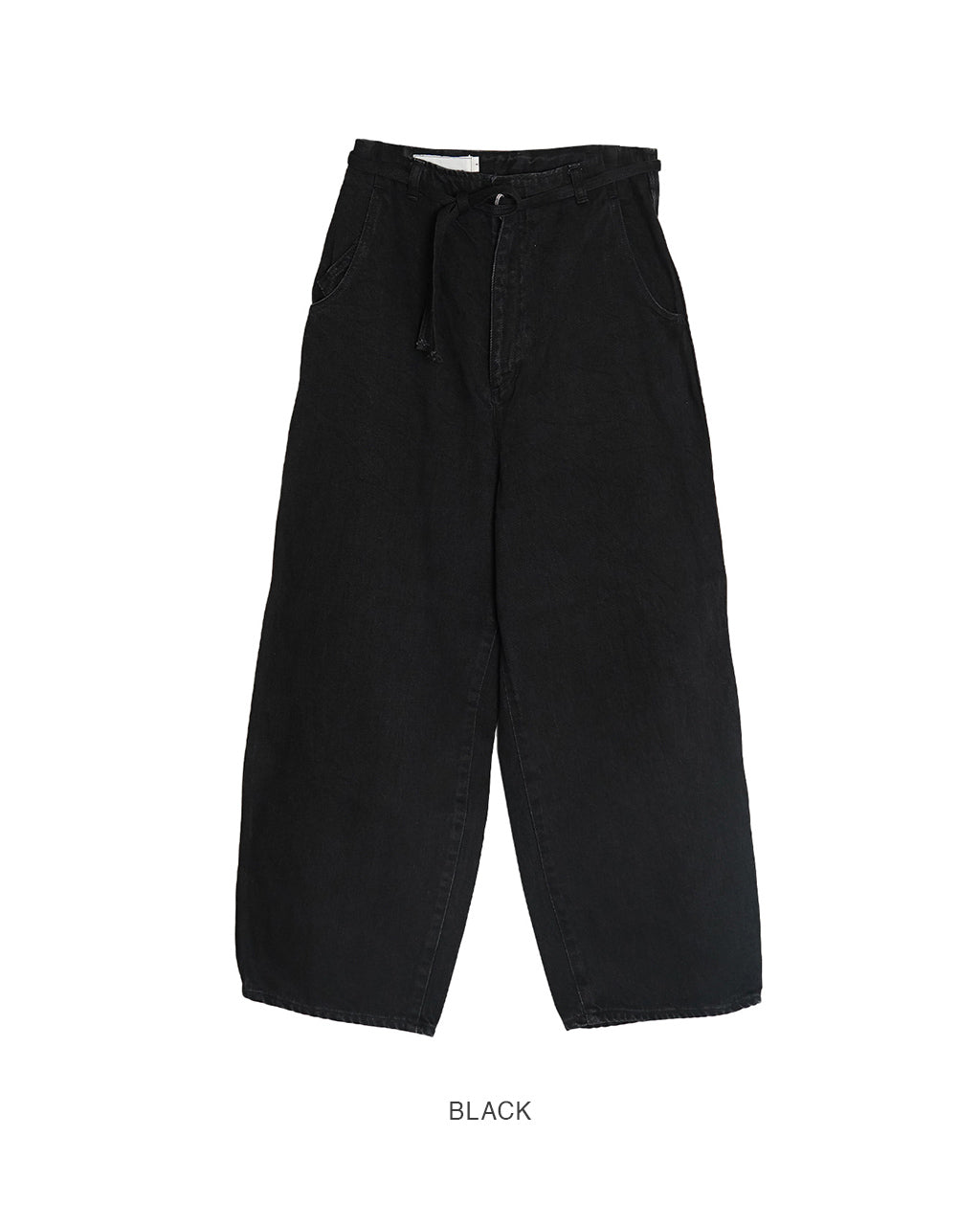 【Crouka別注色】Round wide denim Trousers J231DN01