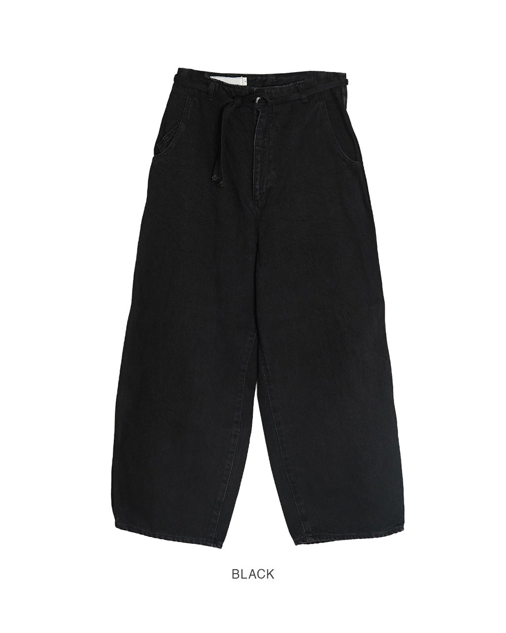 【Crouka別注色】Round wide denim Trousers J231DN01