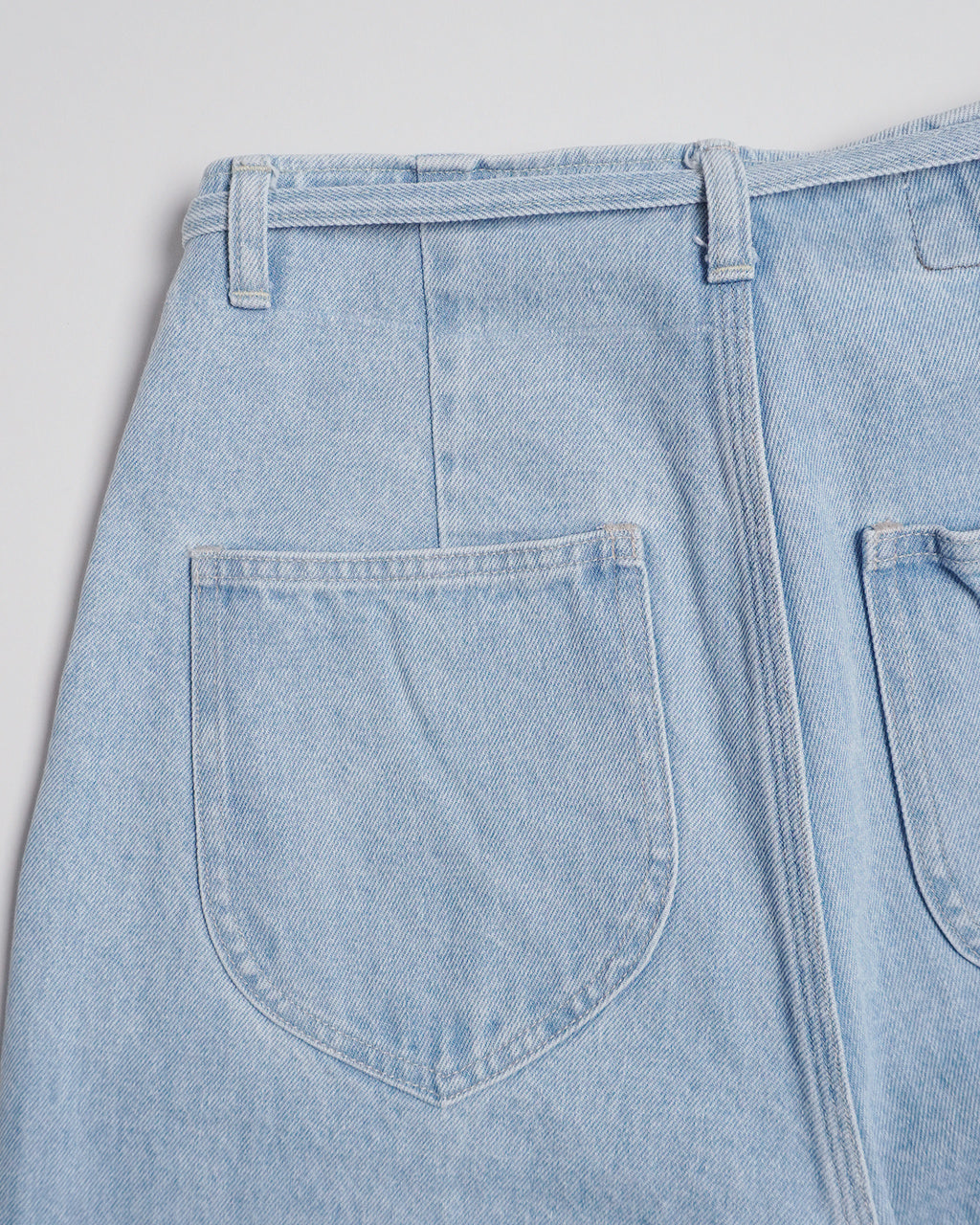 【Crouka別注色】 ラウンド ワイド デニム トラウザー Round wide denim Trousers デニムパンツJ231DN01