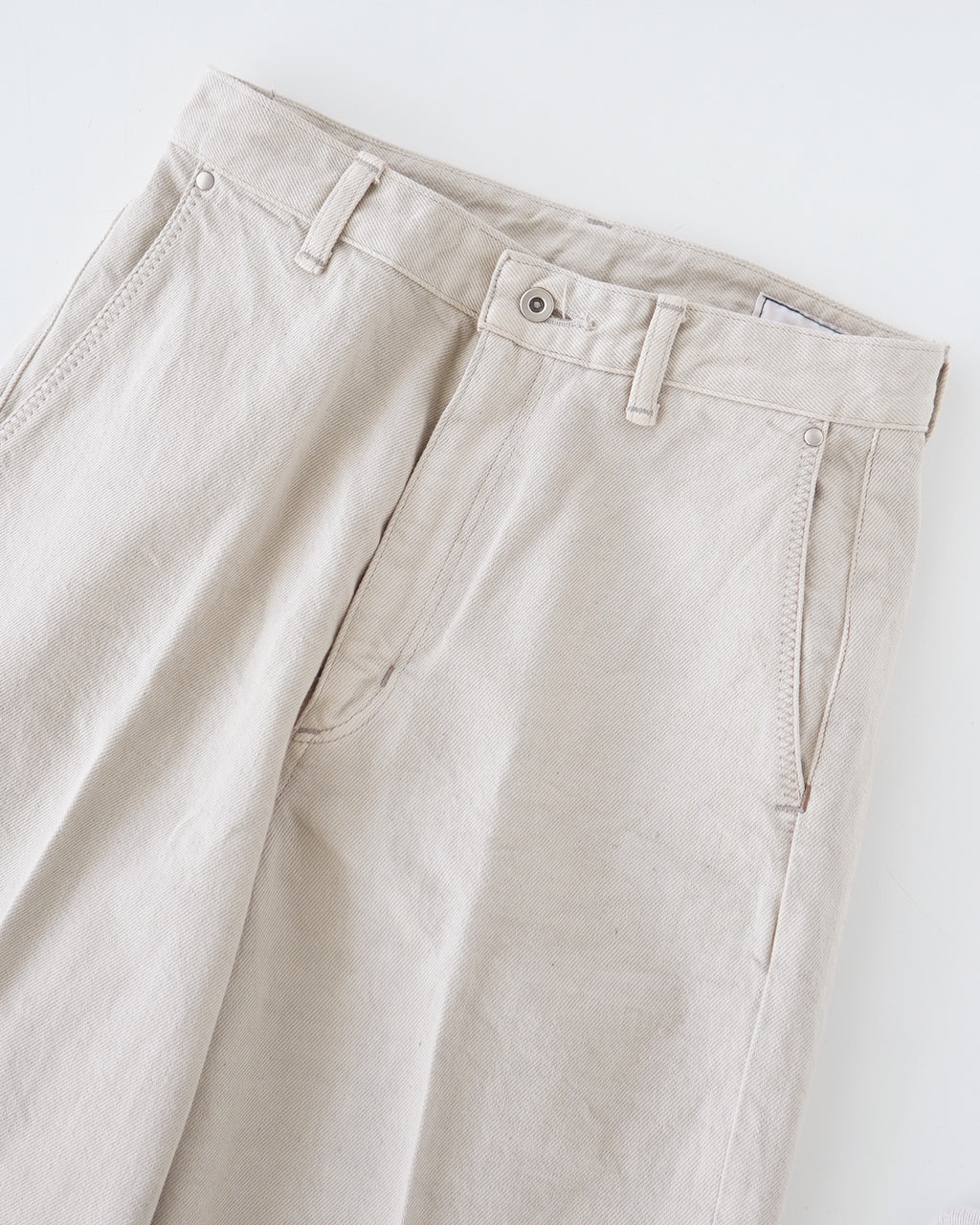デニムパンツ センタープレス ジーンズ トラウザー ストーンバイオ ハイウエスト ローウエスト Center Crease Denim Trousers J251DN01