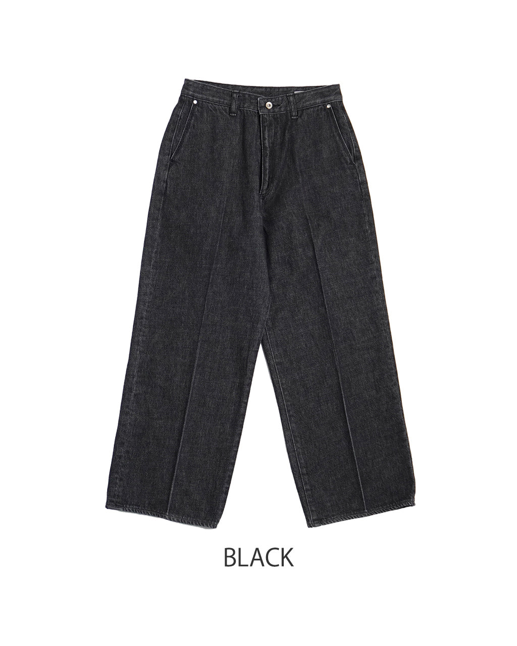 デニムパンツ センタープレス ジーンズ トラウザー ストーンバイオ ハイウエスト ローウエスト Center Crease Denim Trousers J251DN01