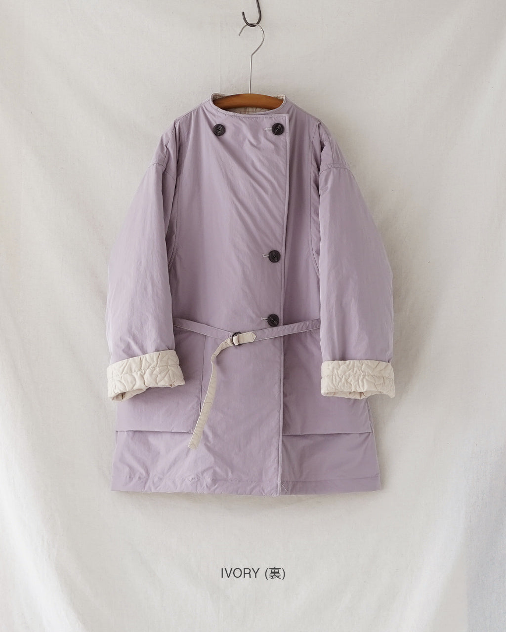 Geometric Leaves Quilted RV Coat J253CO01