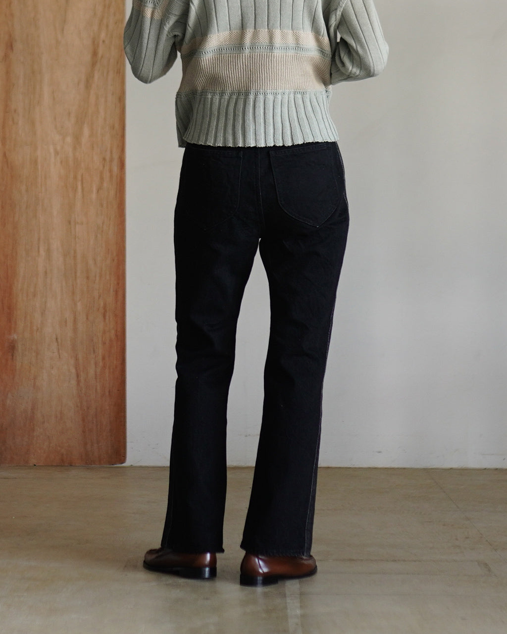 Side Stripe Denim Trousers J253DN01