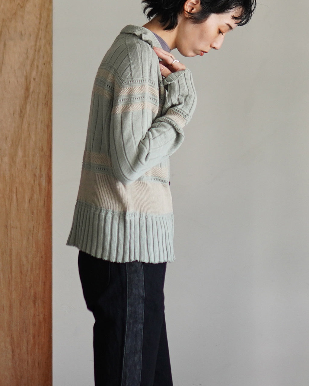 Cotton Knit Sweater J253KN01 F