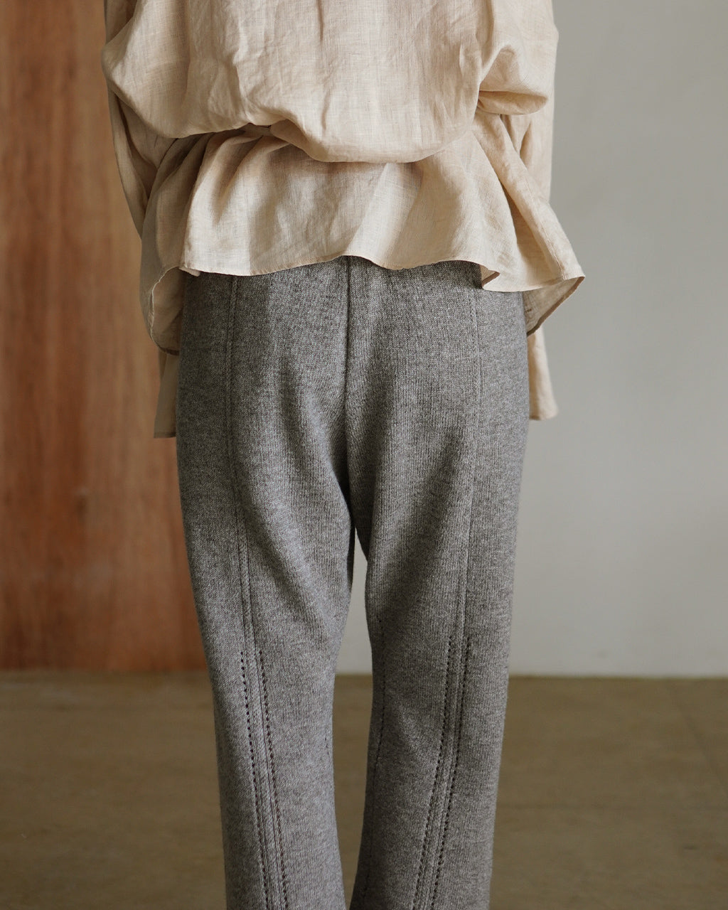 Triangle Pattern Knit Pants J253KN06