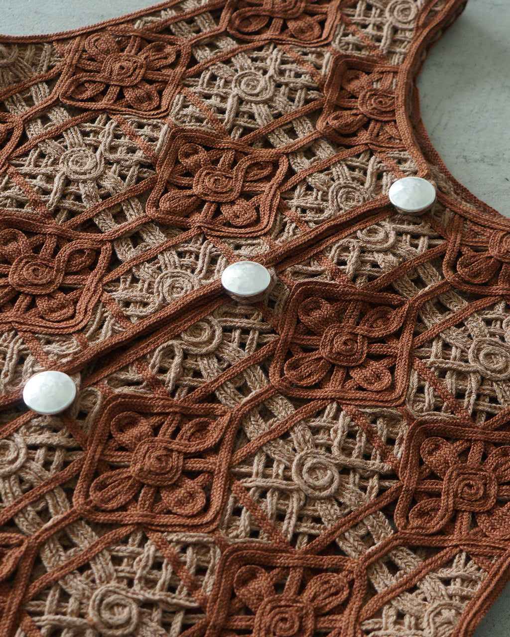 JOICEADDED ジョイスアディッド Embroiderded Vest 刺繍ベスト | Crouka(クローカ)