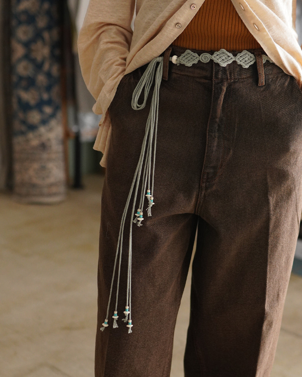JOICEADDED ジョイスアディッド Geometry Line Belt ジオメトリ ラインベルト | Crouka(クローカ)