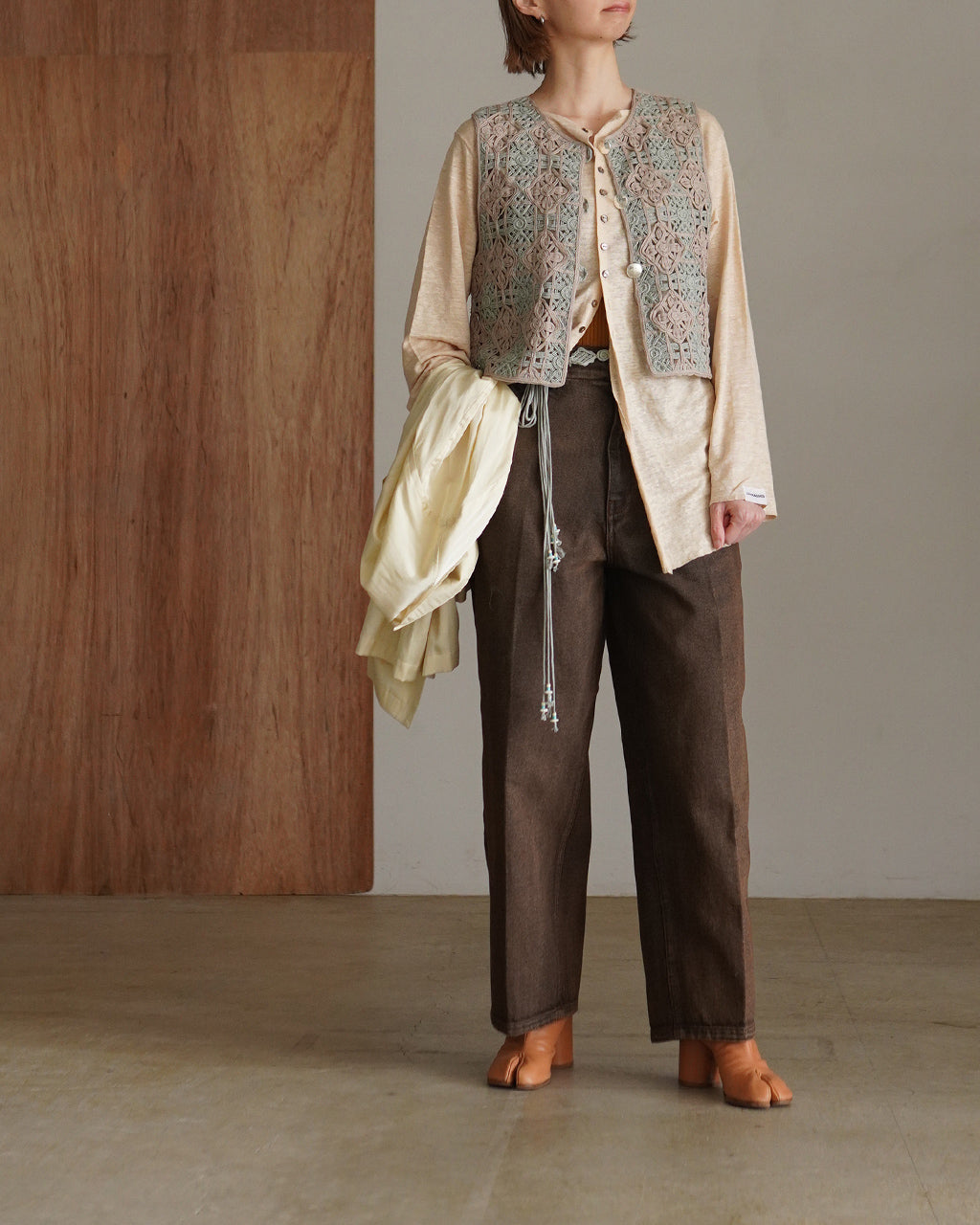 JOICEADDED ジョイスアディッド Geometry Line Belt ジオメトリ ラインベルト | Crouka(クローカ)
