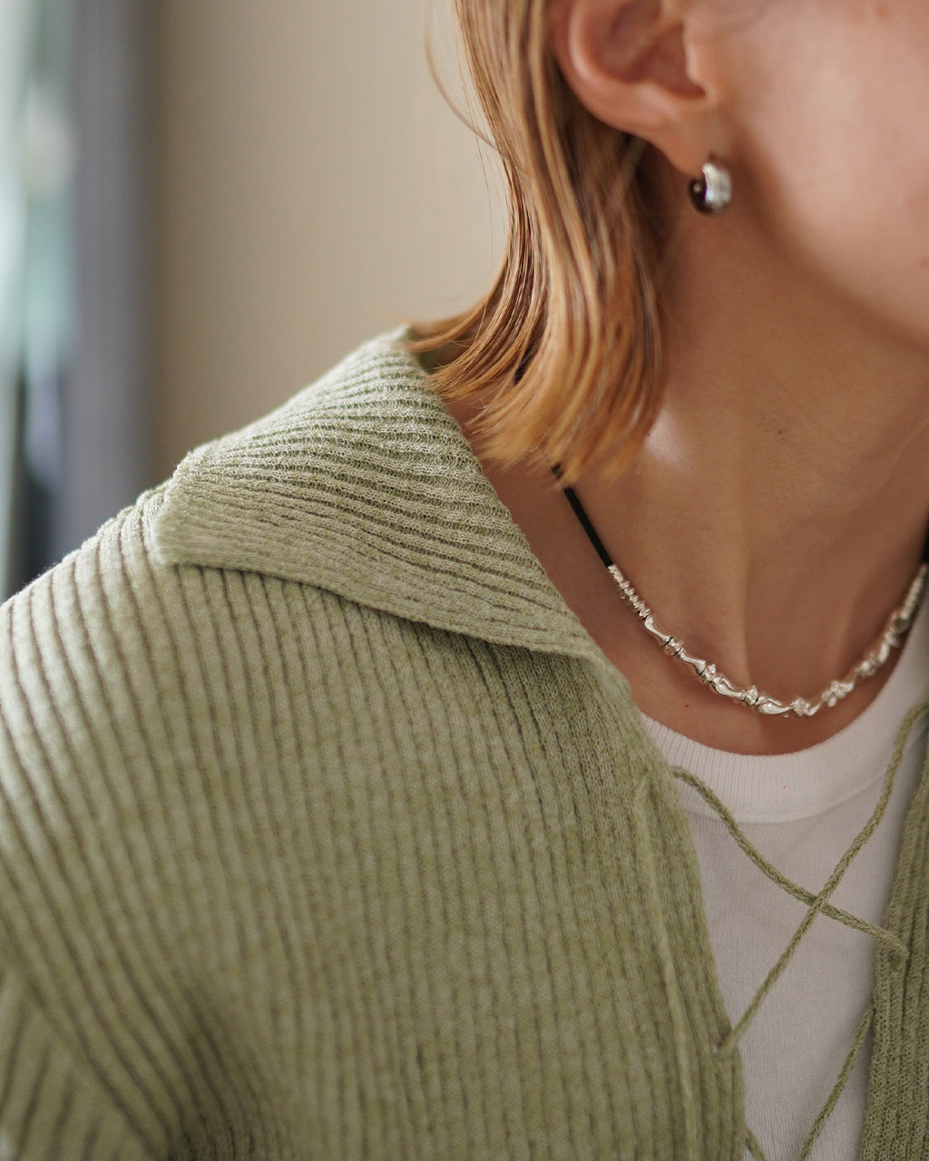 JOICEADDED ジョイスアディッド Twist Form Necklace ツイストフォームネックレス | Crouka(クローカ)