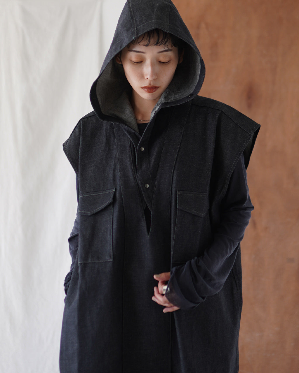 Denim Sleeveless Shirts 25AW-12-J