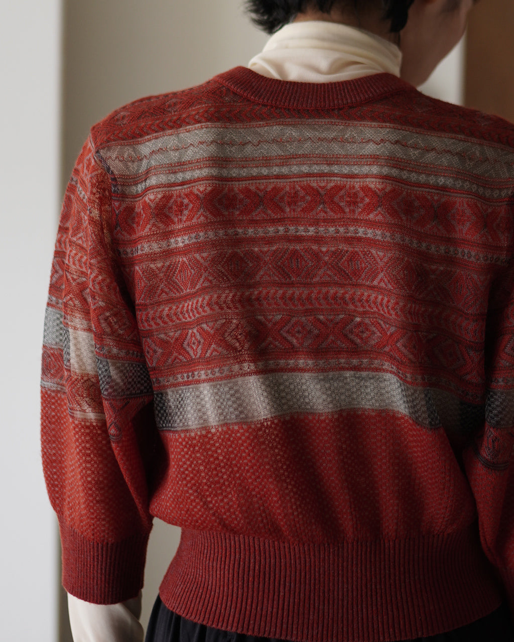 Fair Isle Cardigan 25AW-15-N