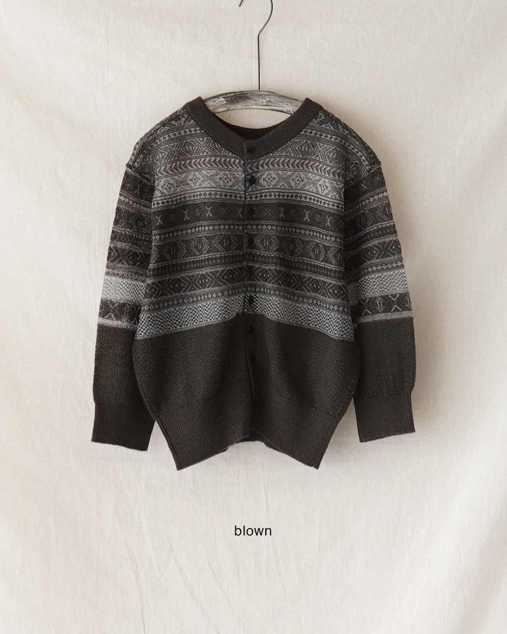 Fair Isle Cardigan 25AW-15-N