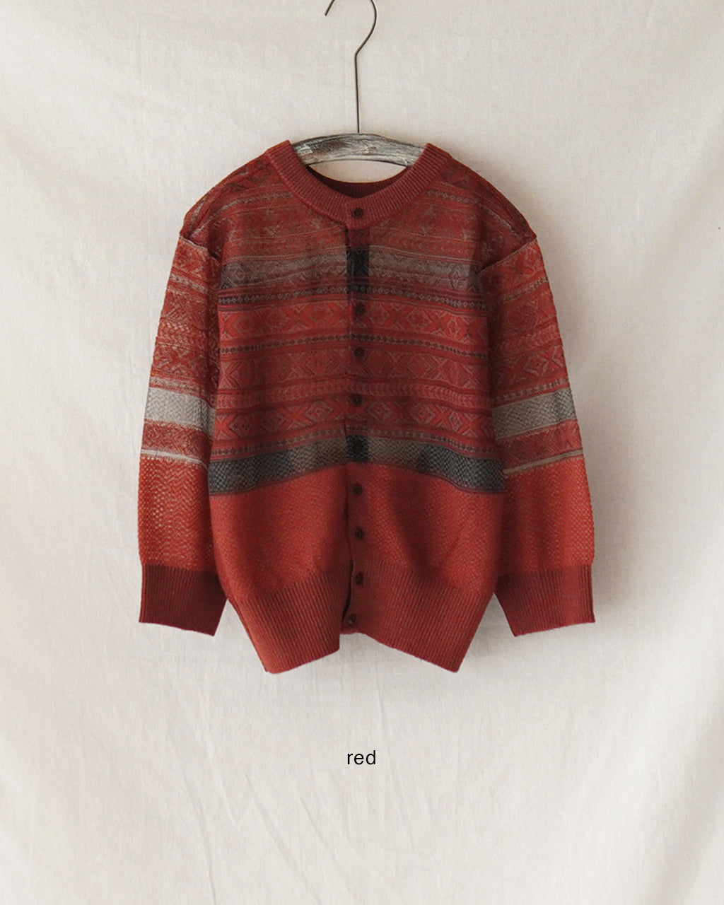 Fair Isle Cardigan 25AW-15-N