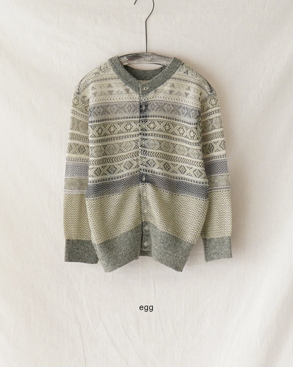 Fair Isle Cardigan 25AW-15-N