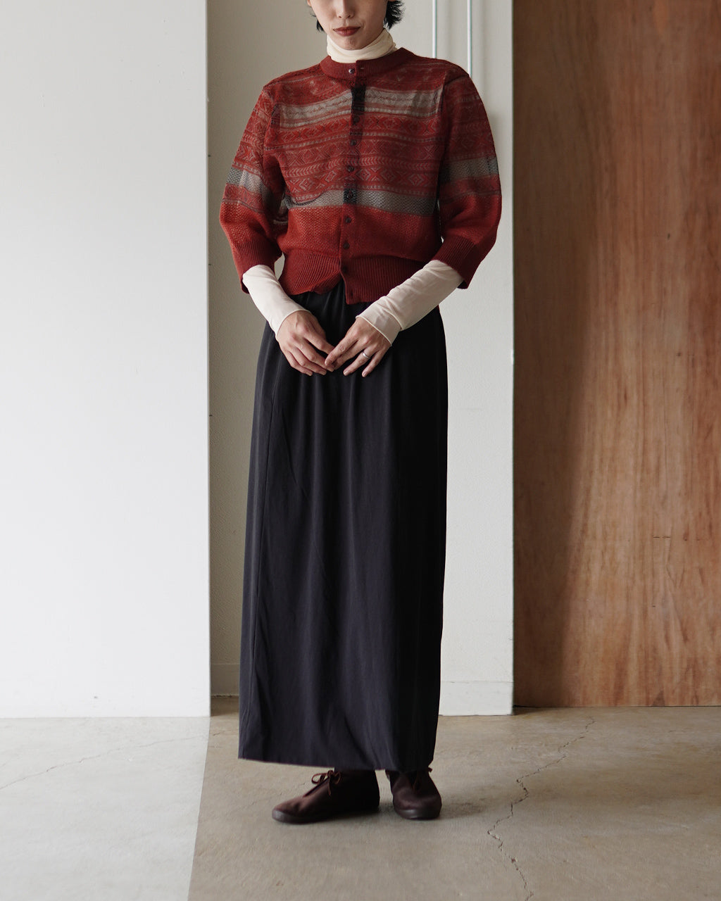 Fair Isle Cardigan 25AW-15-N