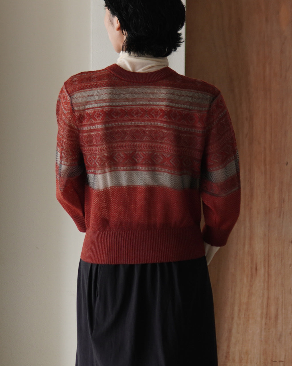Fair Isle Cardigan 25AW-15-N
