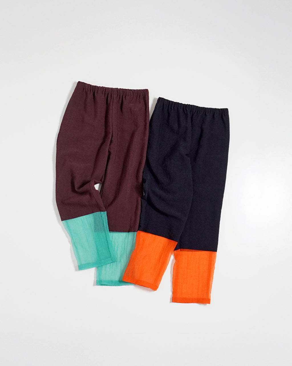【SALE!20%OFF】シースルーボーダーパンツ イージーパンツ サマーパンツ 25SS-12-J