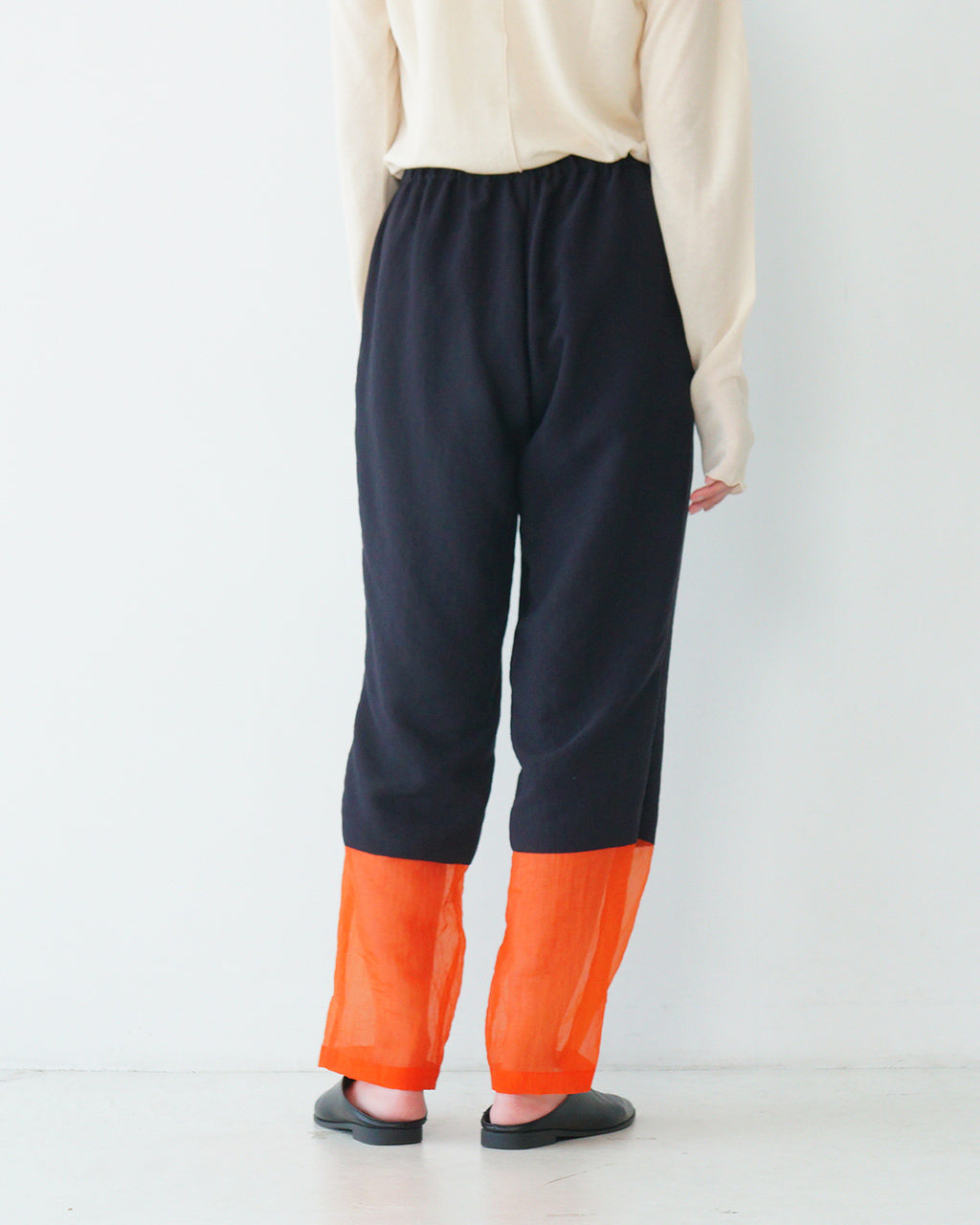 【SALE!20%OFF】シースルーボーダーパンツ イージーパンツ サマーパンツ 25SS-12-J