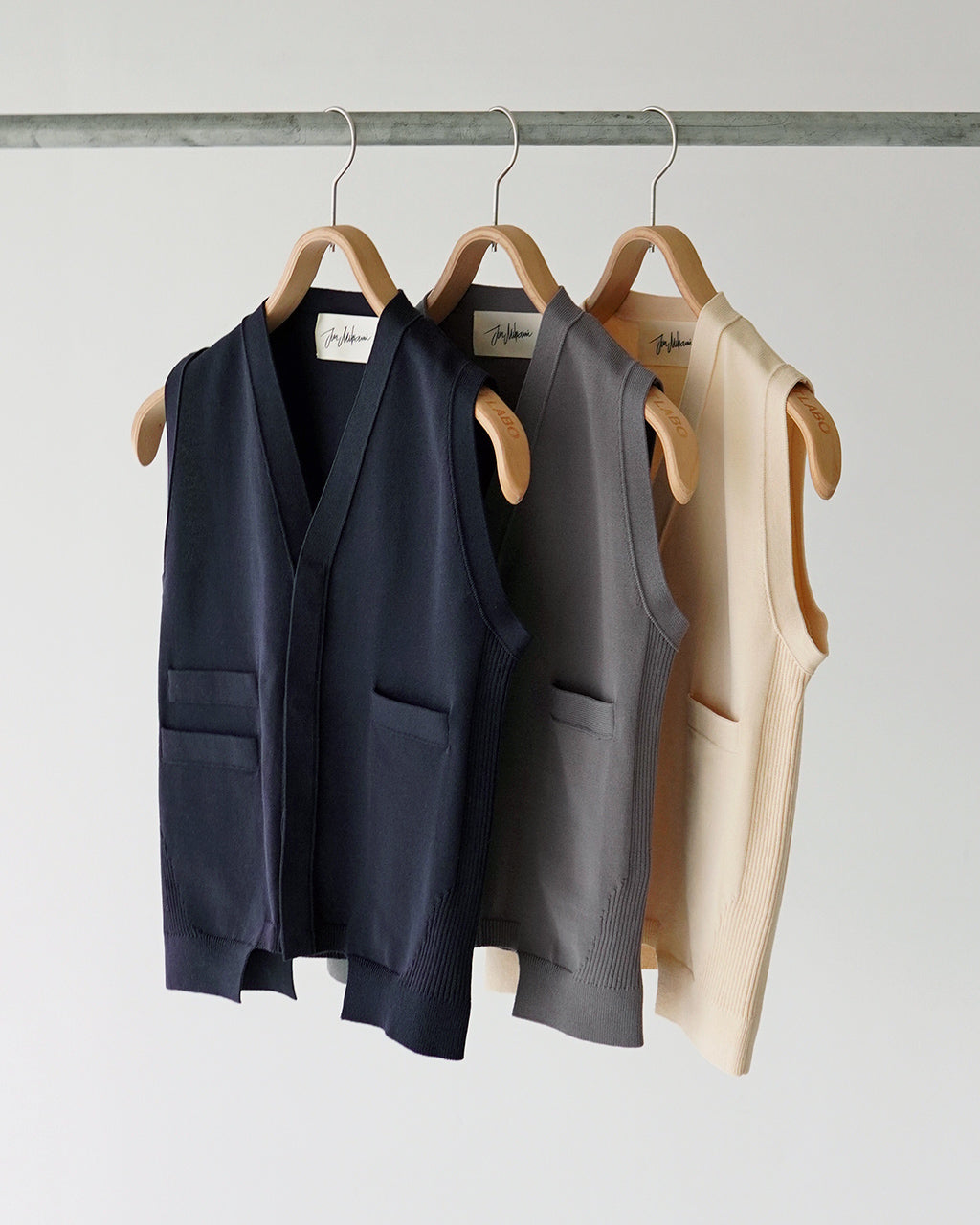 【SALE!20%OFF】ハイツイストヤーンベスト ニット セーター 25SS-20-N