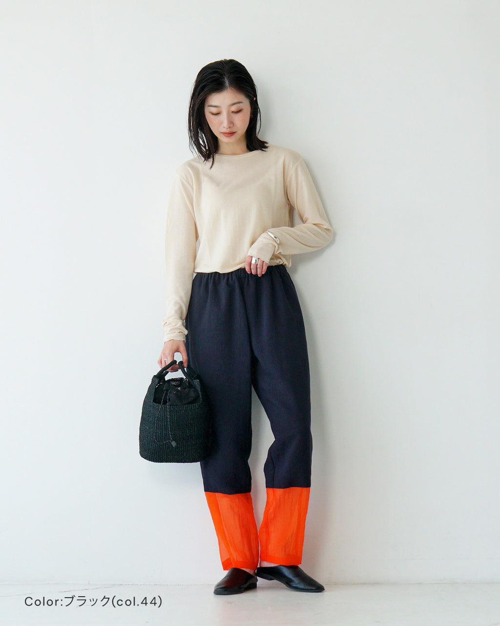 【SALE!20%OFF】JUN MIKAMI ジュンミカミ スモールバスケットバッグ かごバッグ ハンドバッグ カバン 鞄 春夏 25SS-24-K【送料無料】