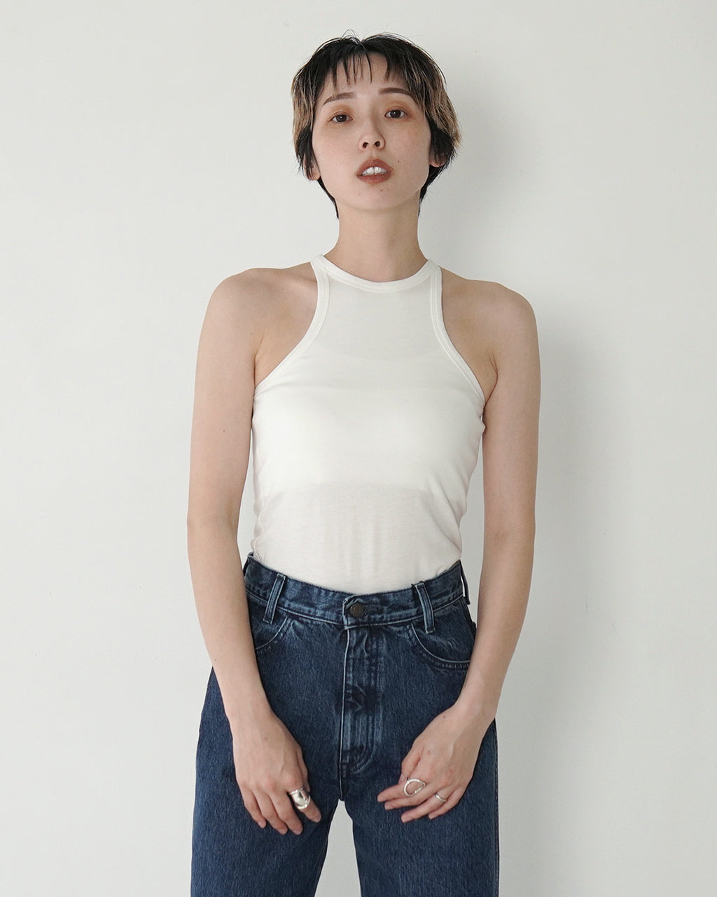 【アウトレット!20%OFF】アメリカンスリーブ タンクトップ 夏 インナー ノースリーブ 25SS-27-S【送料無料】