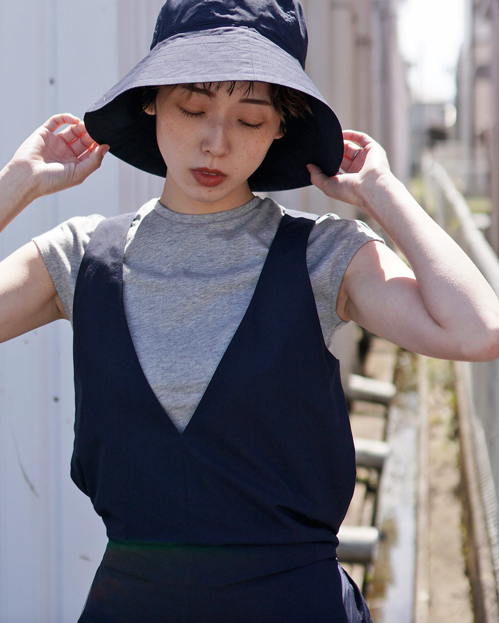 【アウトレット!20%OFF】フレンチスリーブ Tシャツ クルーネック カットソー コンパクト コットン 25SS-28-S【送料無料】