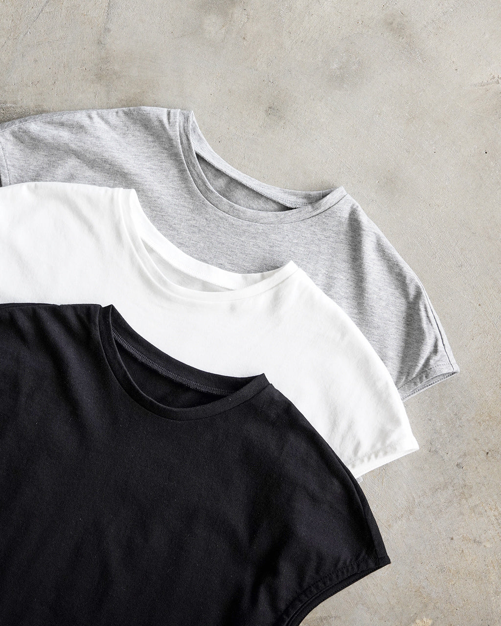 【アウトレット!20%OFF】フレンチスリーブ Tシャツ クルーネック カットソー コンパクト コットン 25SS-28-S【送料無料】