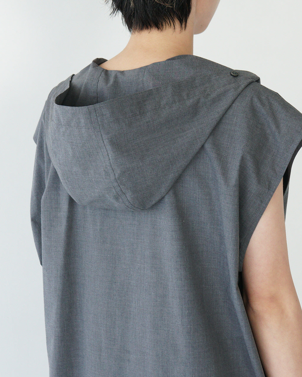【アウトレット!20%OFF】フード ノースリーブ シャツ 25SS-5-J【送料無料】