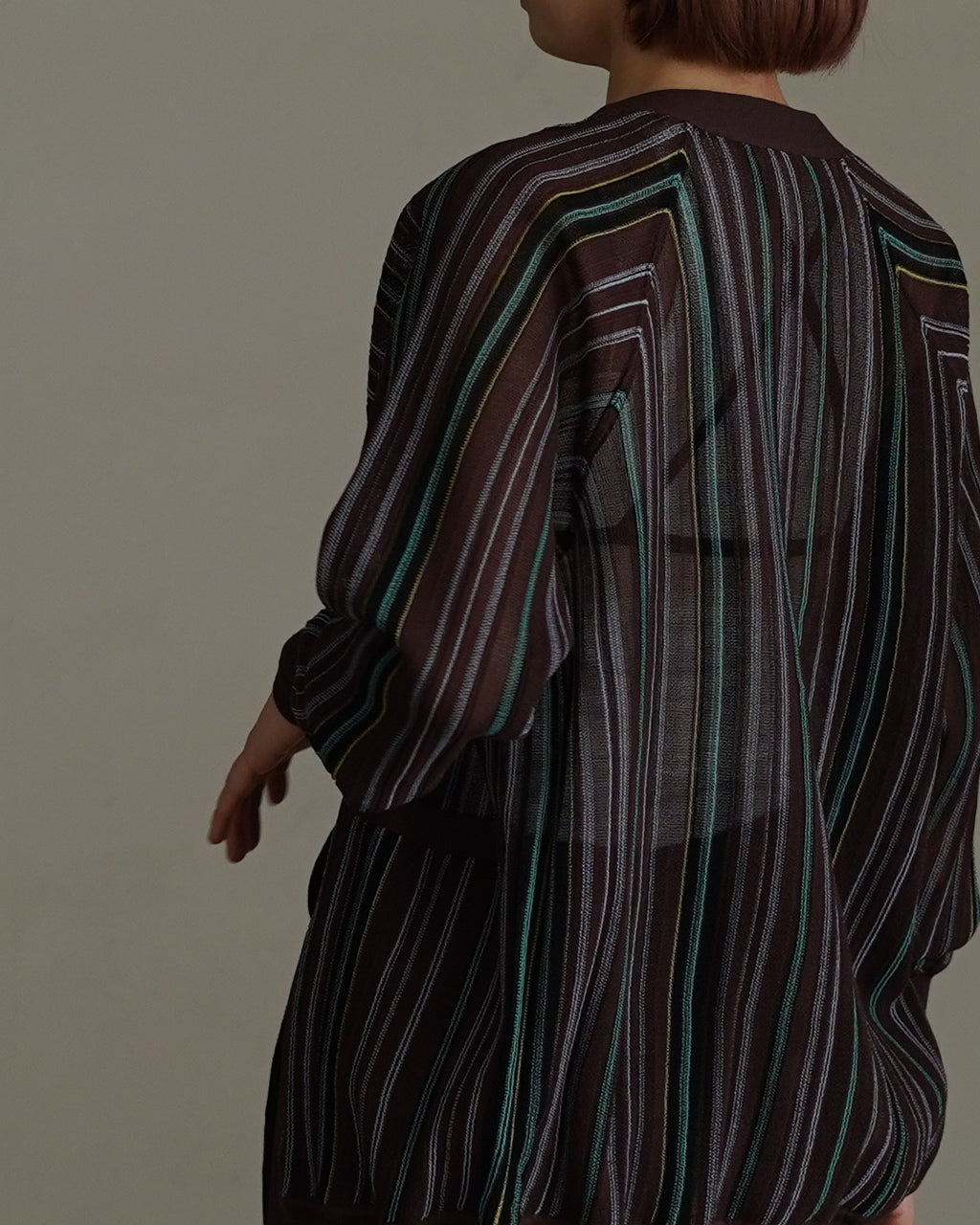 JUN MIKAMI ジュンミカミ ストライプ カーディガン レディース STRIPE